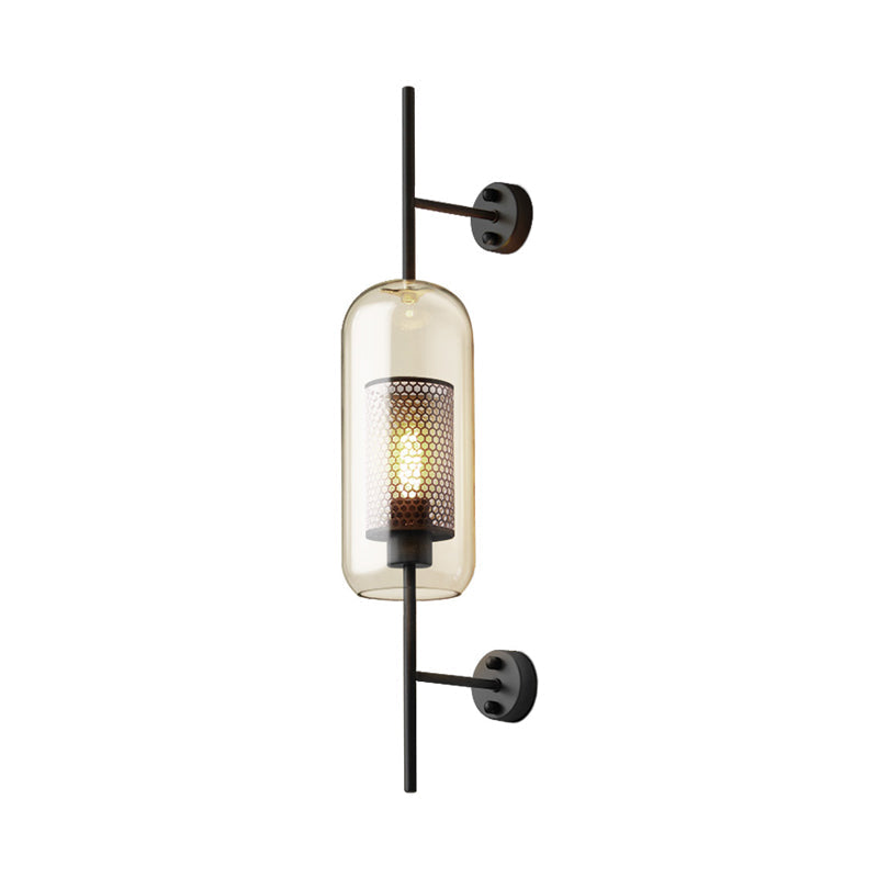 Classic Bronze Wall Sconce with Metal Shade