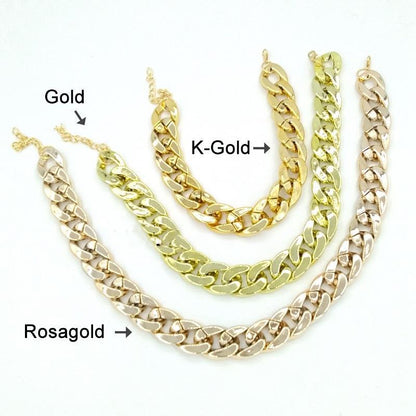 Luxury Pet Gold Plated Chain Collar