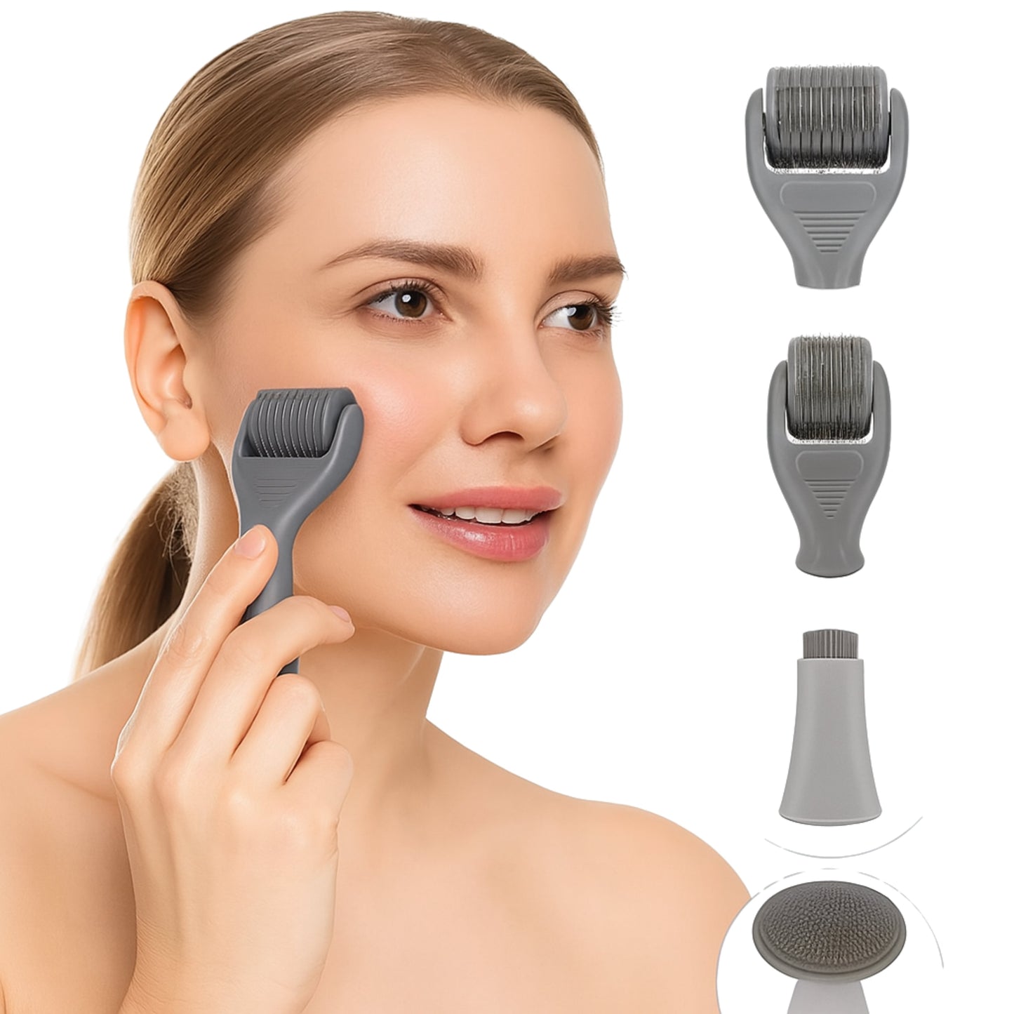 Professional Skin Rejuvenation Derma Roller Kit for Women