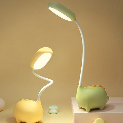 Colorful LED Table Lamp with Fun Dinosaur Eye Protection