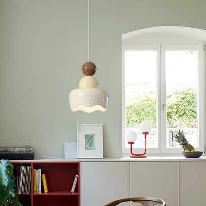Bright White Hanging Bedside Lamp