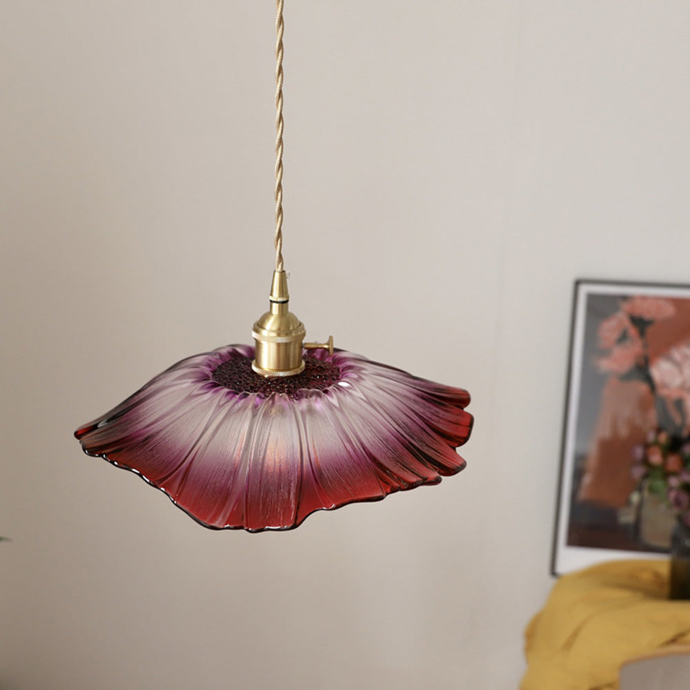 Classic Green Glass Pendant Lamp