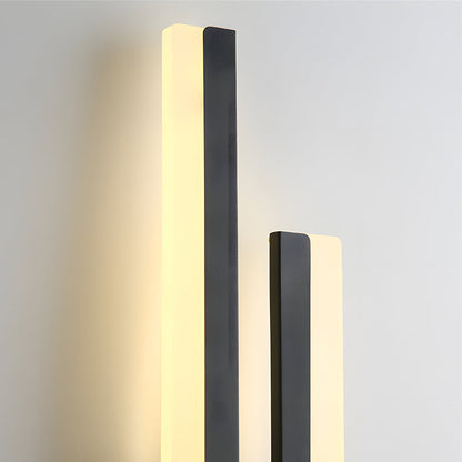 Sleek 2-Light LED Wall Sconce with Dimmer