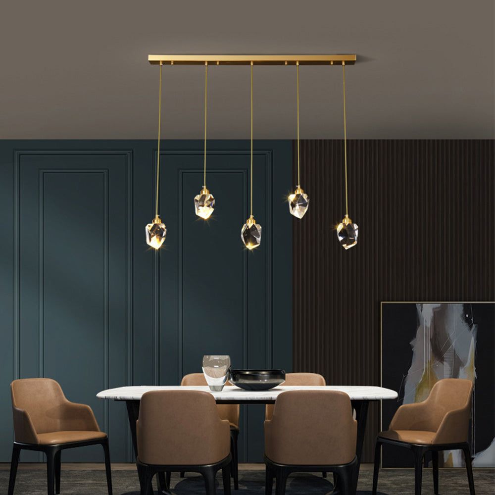 Luxurious Crystal Drop Ceiling Light Fixture