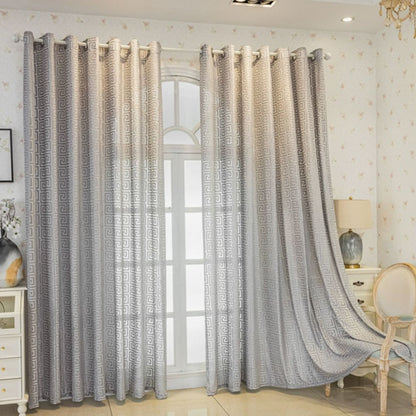Luxurious Patterned Embroidered Drapes