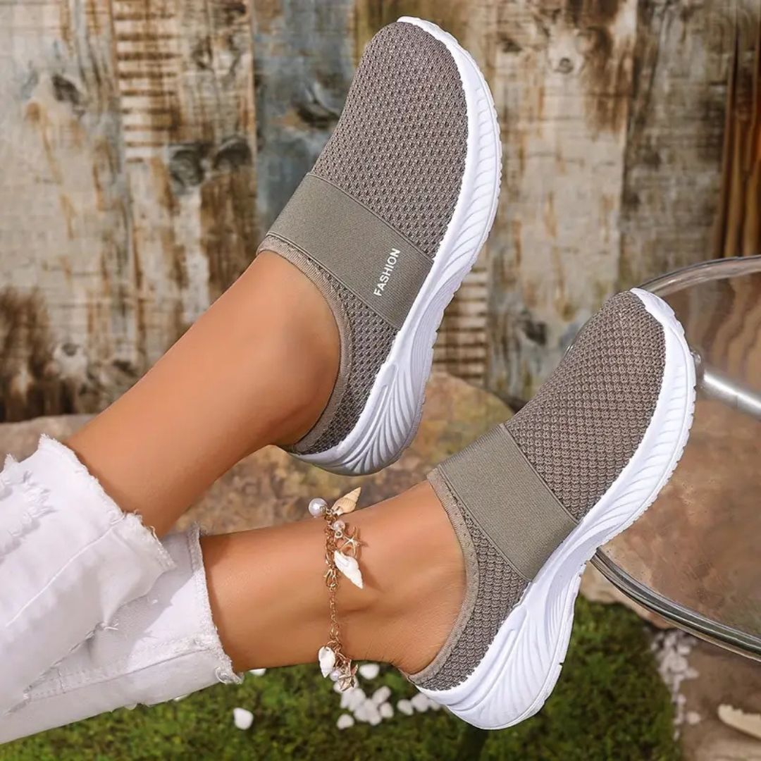 Lightweight Breathable Slip On Sneakers
