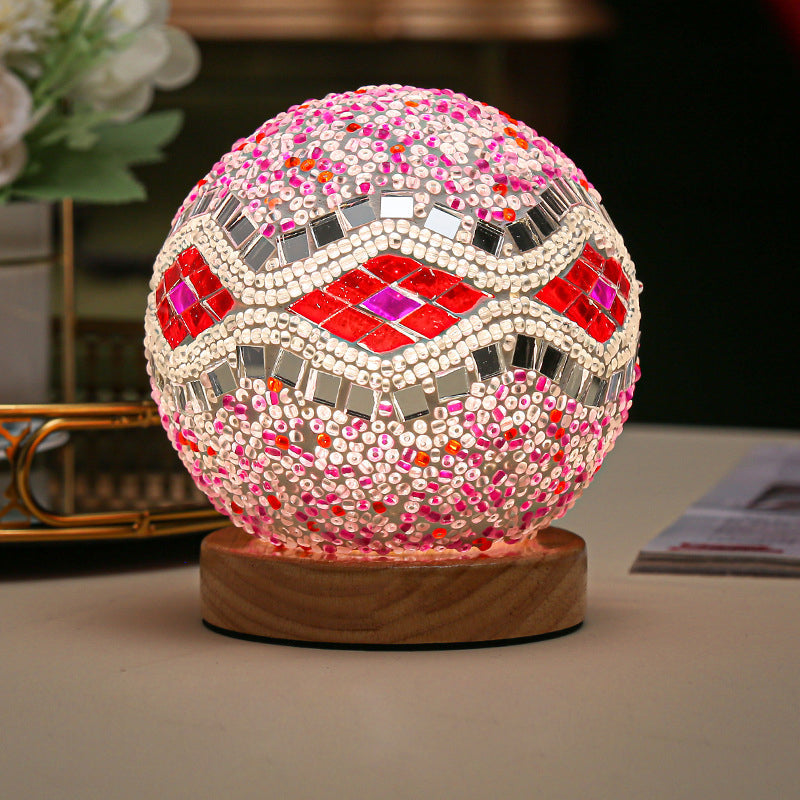 Colorful Mosaic LED Table Lamp