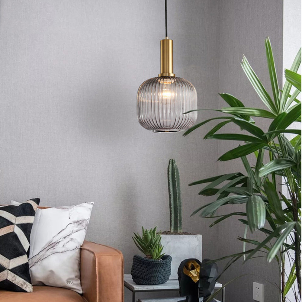 Classic Colorful Glass Pendant Light Fixture