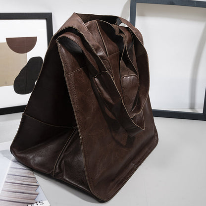 Large Genuine Leather Travel Tote Bags