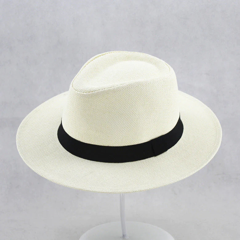 Natural Fiber Panama Sun Hat