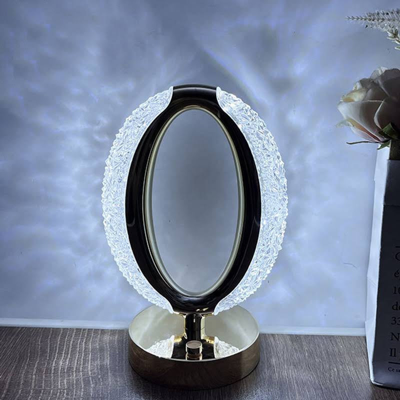 Silver Night Metal Desk Lamp