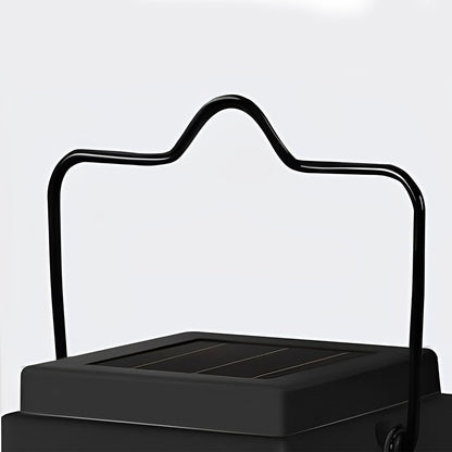 Compact Solar Powered Black LED Outdoor Camp Light