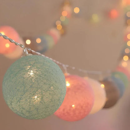 Fluffy White Decorative String