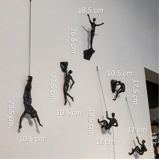 Unique Resin Wall Art Man Figure Decor Sculpture - Cofik