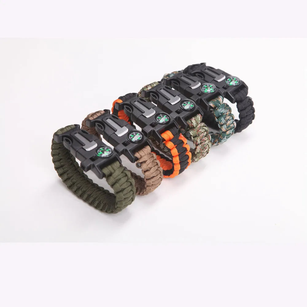 Multi Tool Outdoor Survival Bracelet