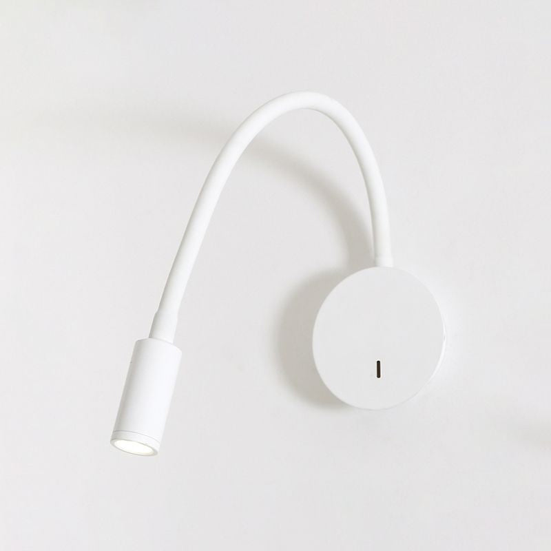 Flexible LED Reading Wall Sconce Lamp in Black and White