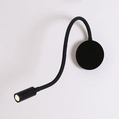 Flexible LED Reading Wall Sconce Lamp in Black and White - Cofik
