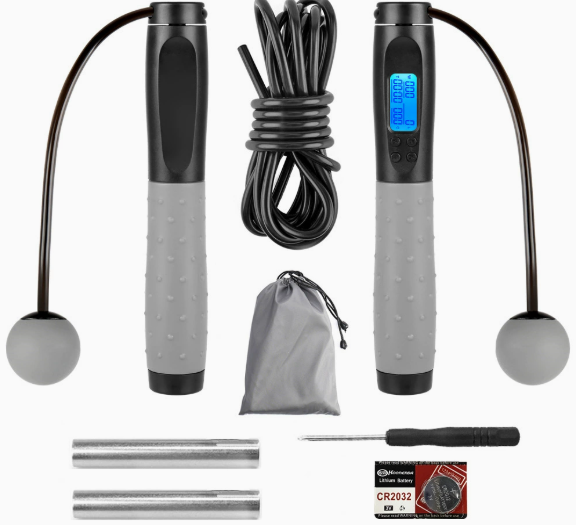 Smart Fitness Jump Rope with Calorie Tracker