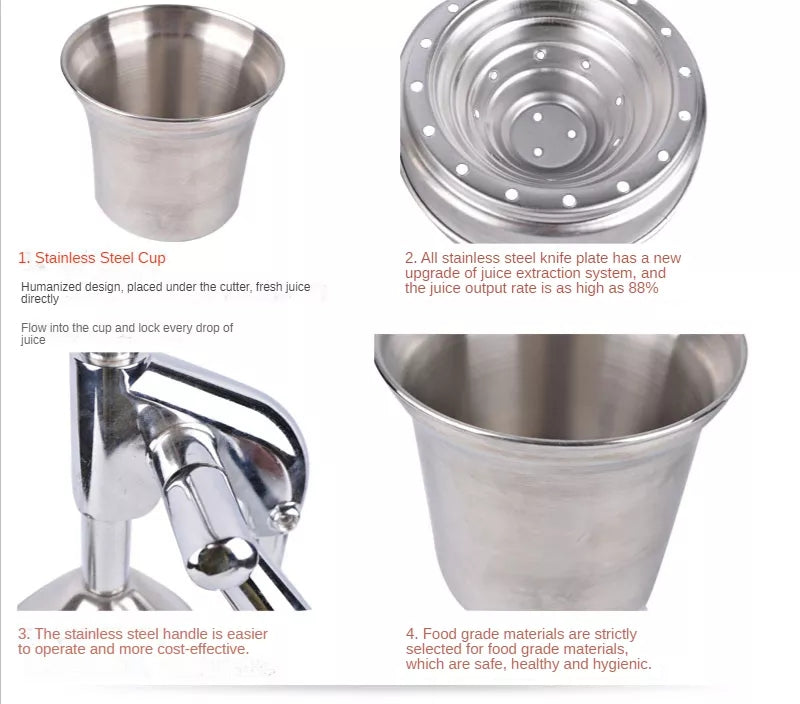 Premium Metal Fruit Juice Extractor