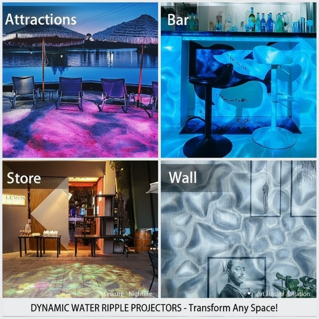 Colorful Ocean Wave LED Projector Light
