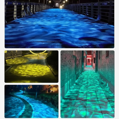 Colorful Ocean Wave LED Projector Light
