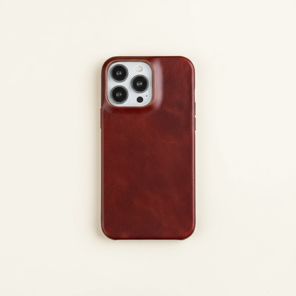 Premium Leather Protective iPhone Case