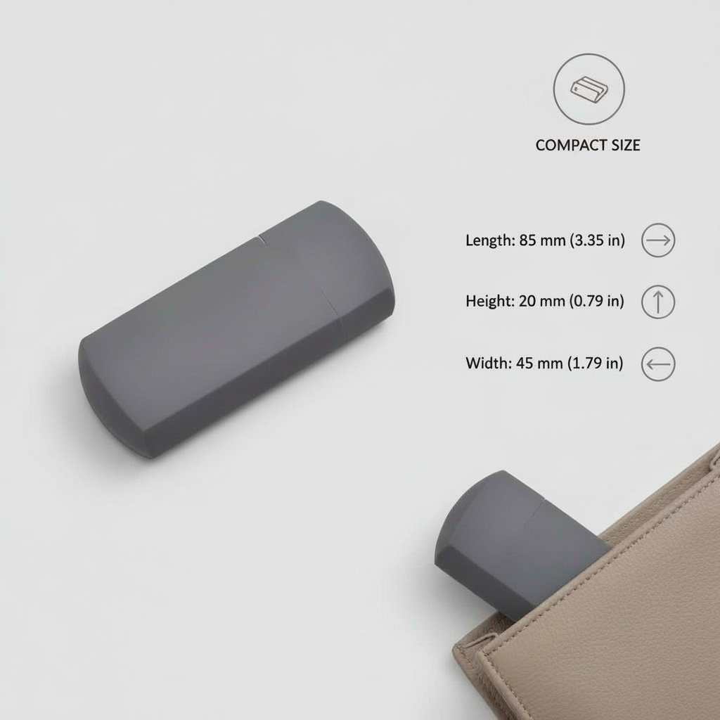 Compact Travel Reading Glasses with Storage Case