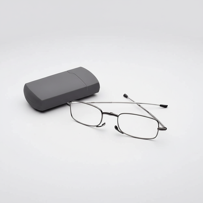Compact Travel Reading Glasses with Storage Case