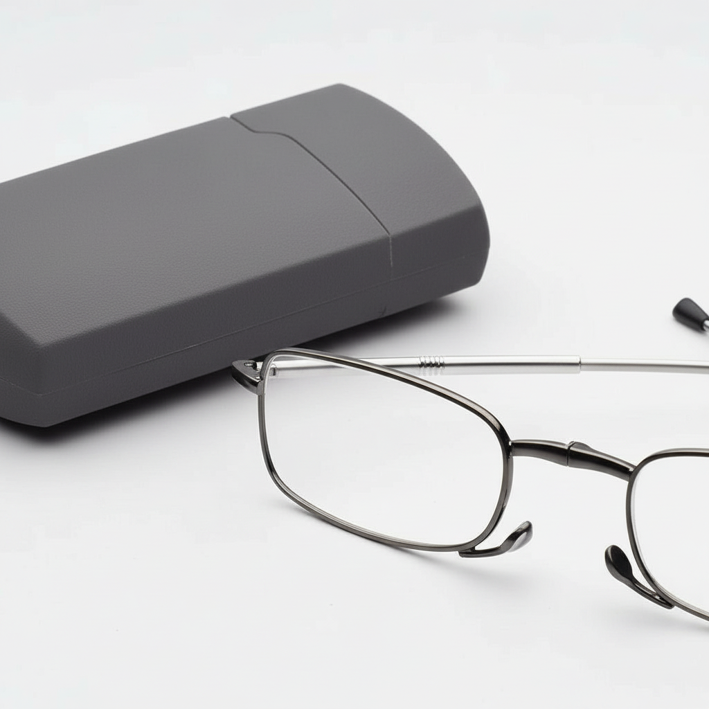 Compact Travel Reading Glasses with Storage Case