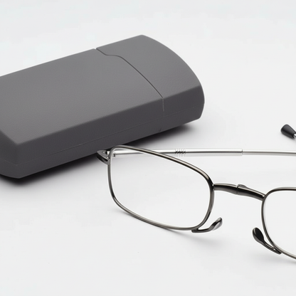 Compact Travel Reading Glasses with Storage Case