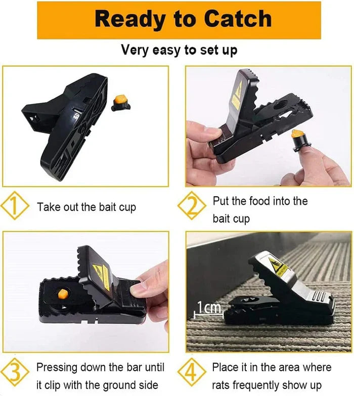 Effective Pest Control Mouse Traps (6 Pack)