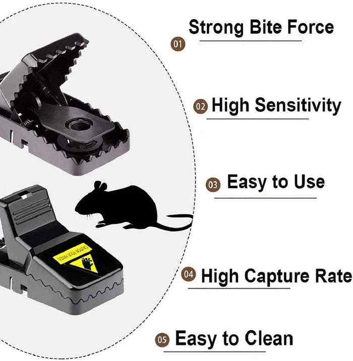 Effective Pest Control Mouse Traps (6 Pack)