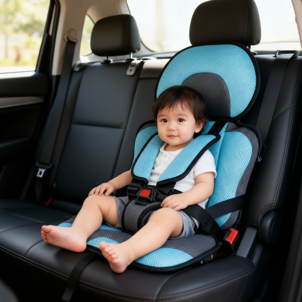 Compact Folding Kids Car Booster Seat - Cofik