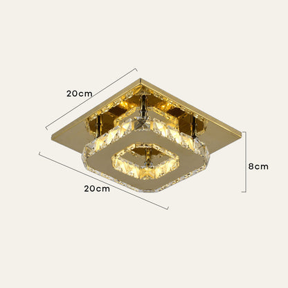 Luxury Glass LED Downlight Ceiling Lamp