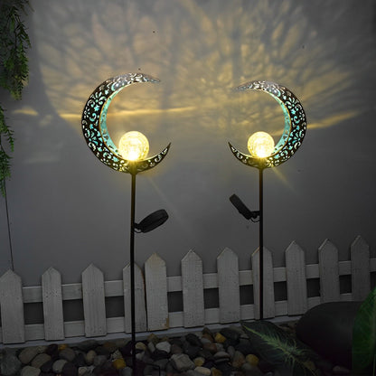 Colorful Outdoor Solar Powered Glass Garden Lights