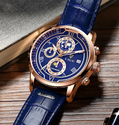 Affordable Leather Chronograph Men's Watch