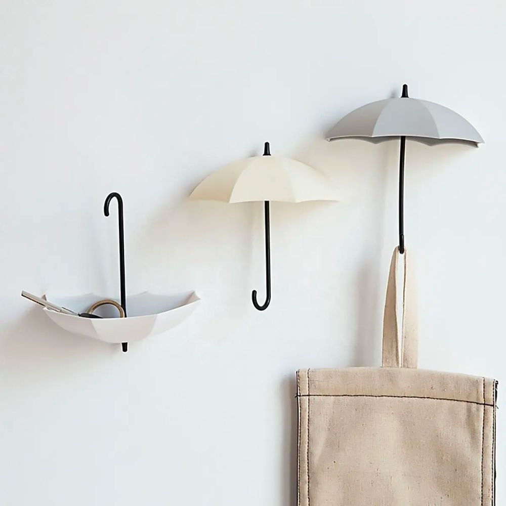 Space Saving Hooks for Umbrellas (3 Pack)