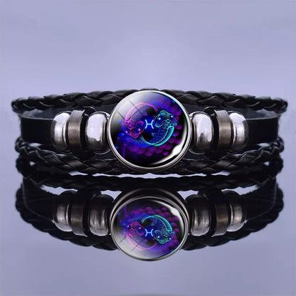 Astrology Zodiac Sign Charm Bracelet