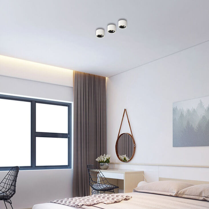 Compact LED Ceiling Light 12W Slim Aluminum Fixture