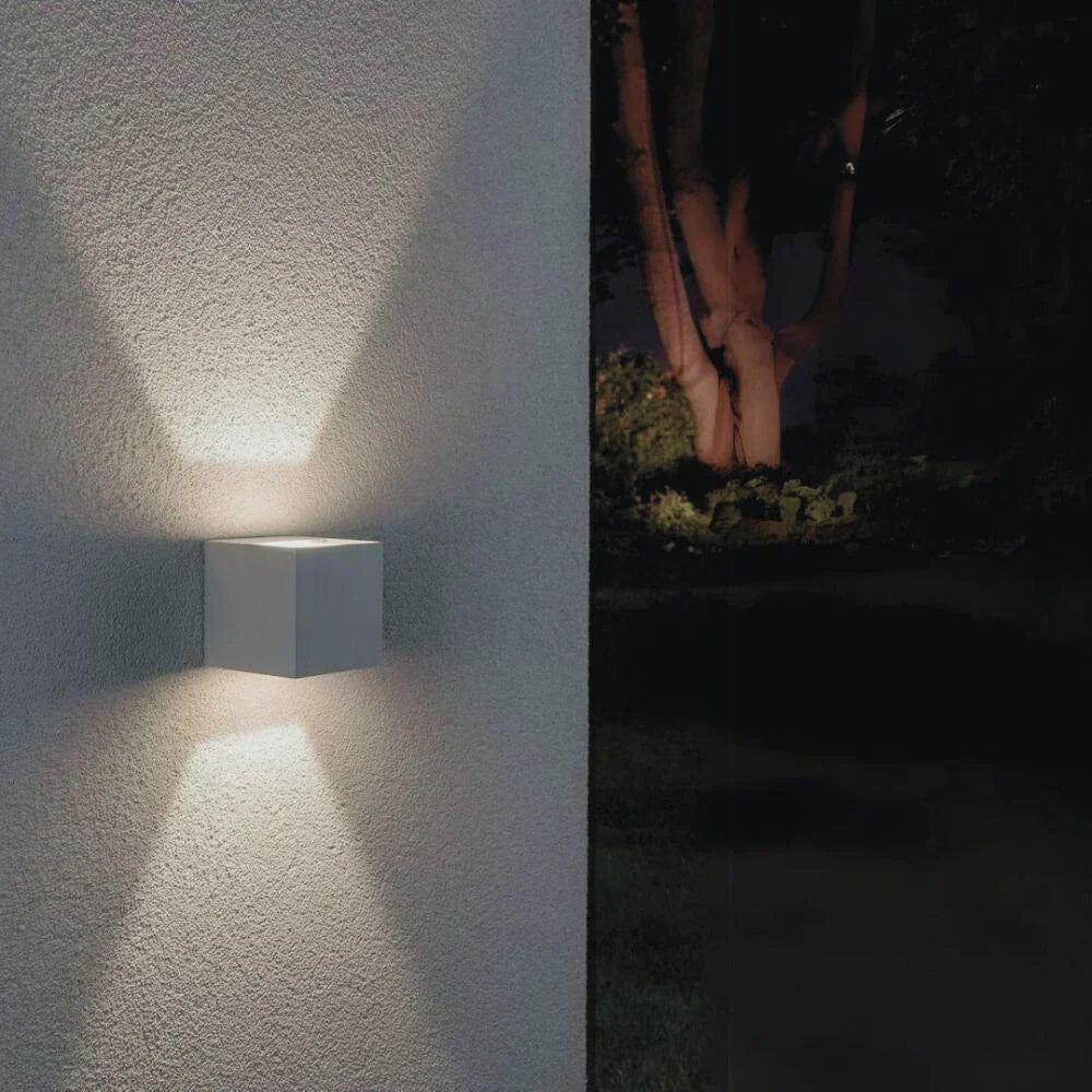 Sleek Black Metal Wall Lamp