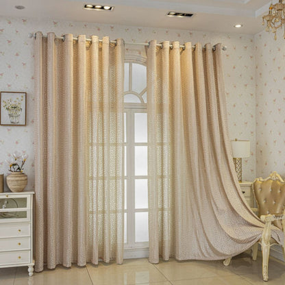 Luxurious Patterned Embroidered Drapes