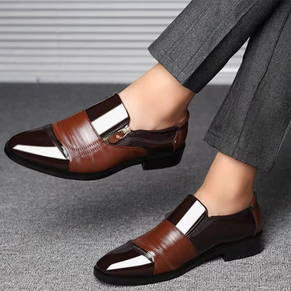Sleek High Heel Ankle Shoes with Zipper Closure