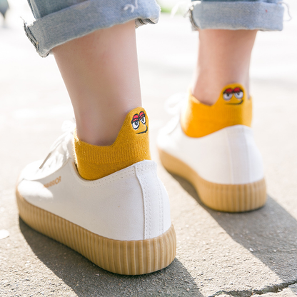Fun Character Ankle Socks 10 Pack