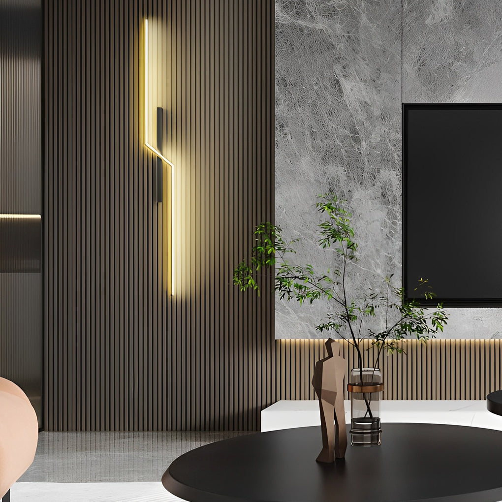Slim LED Contemporary Wall Light Fixture