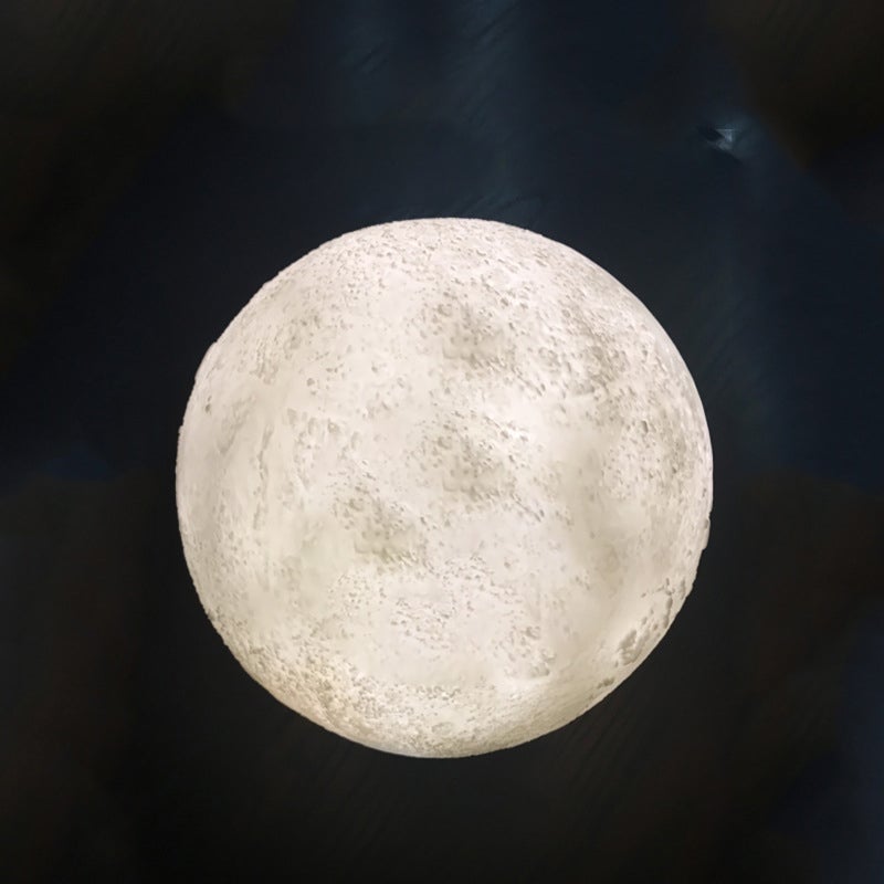 Compact Portable 3D Moon LED Desk Lamp