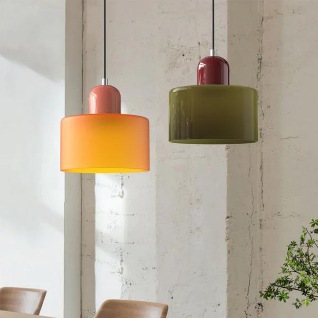 Stylish Round Glass Pendant Light