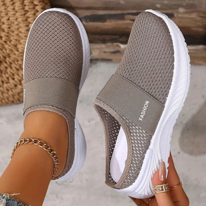 Lightweight Breathable Slip On Sneakers