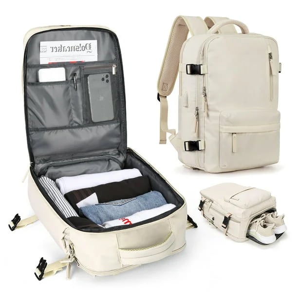 Waterproof Women's Hiking Backpack 35L with USB Port - Cofik