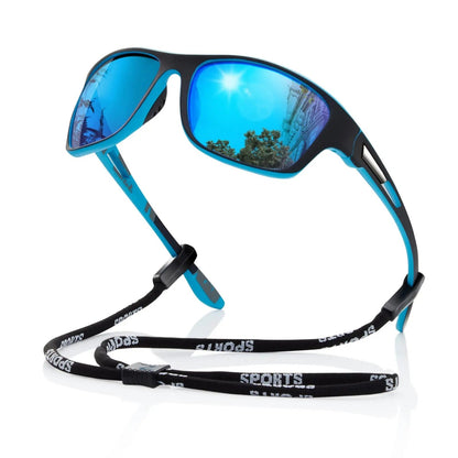 Men's Sport Sunglasses with Polarized Lenses and UV Protection