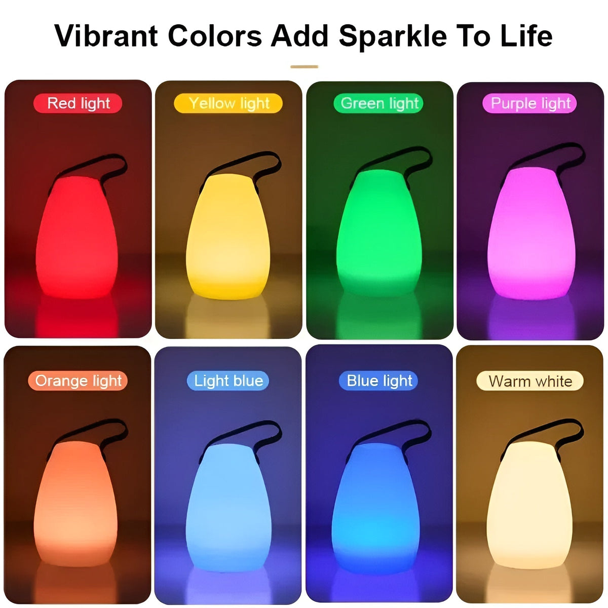 Colorful LED Portable Waterproof Light